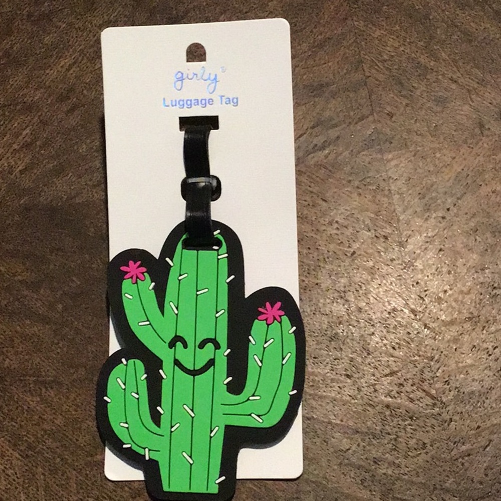 NWT CACTUS LUGGAGE TAG